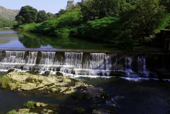 waterfall in polo forest