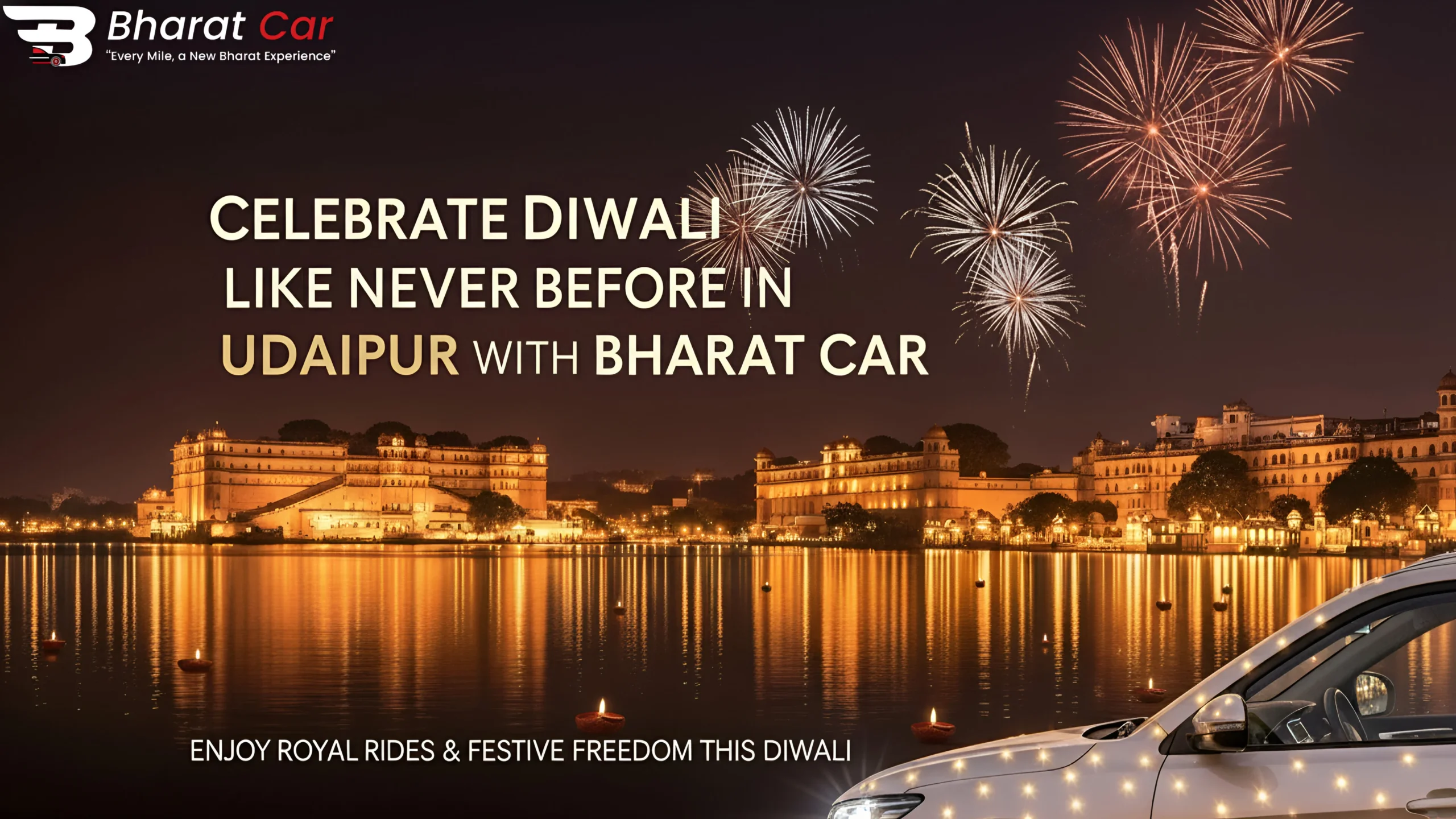 Self-Drive Car Rental in Udaipur for Diwali | Celebrate with Bharat Car