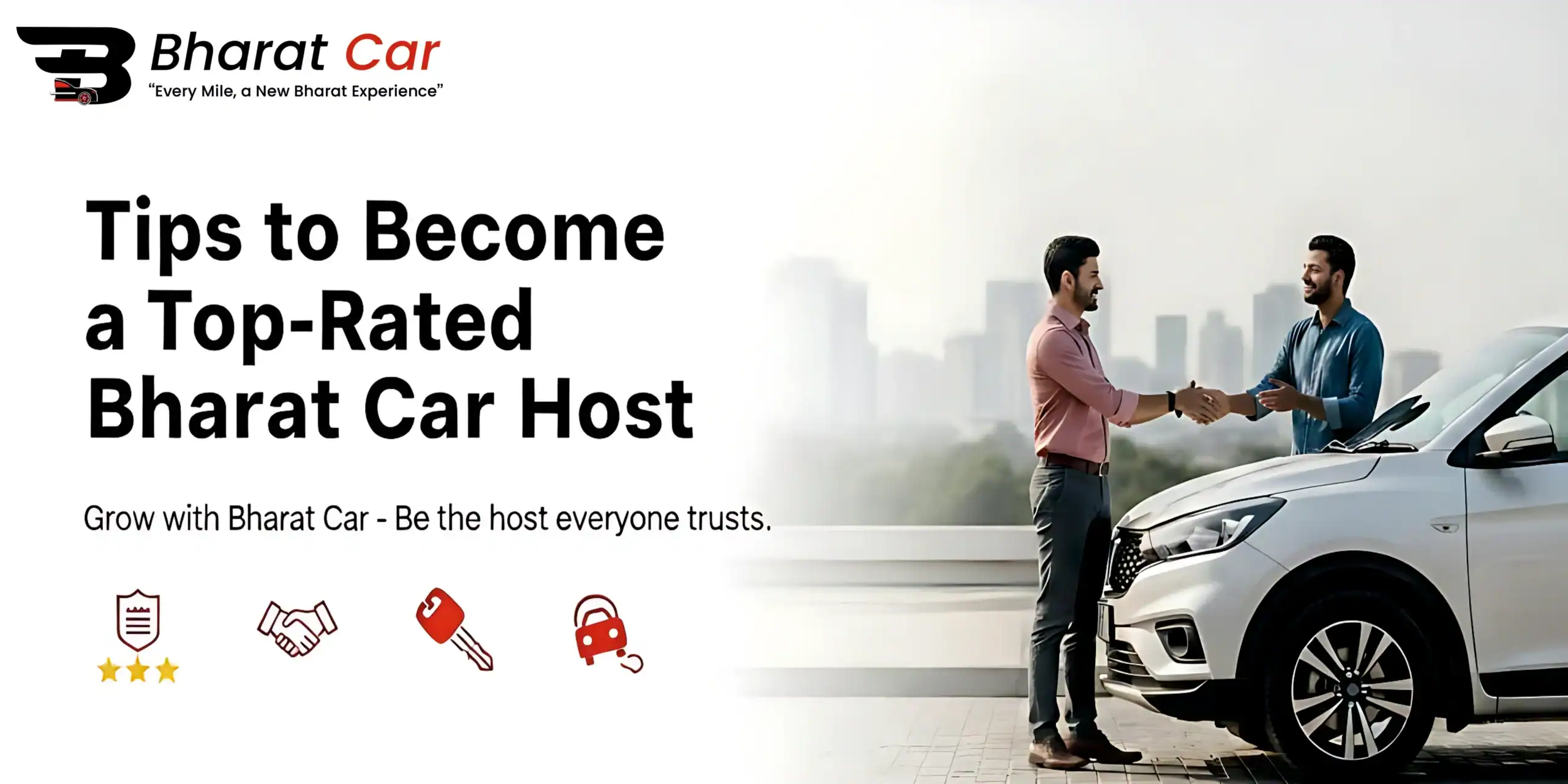 "Top Rated Bharat Car Host"