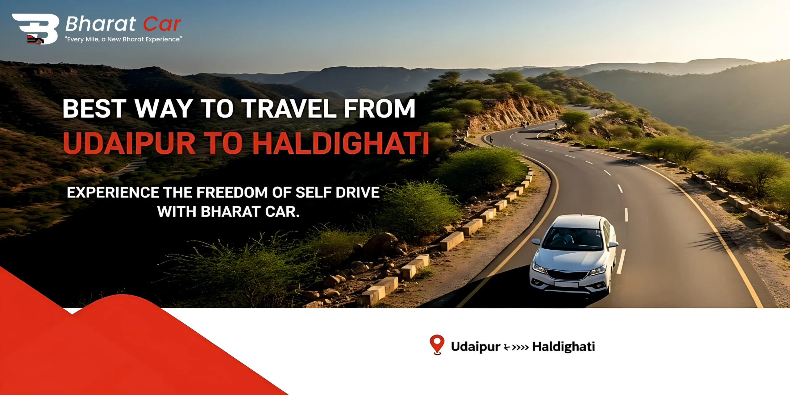 "Udaipur to Haldighati Self Drive Car"