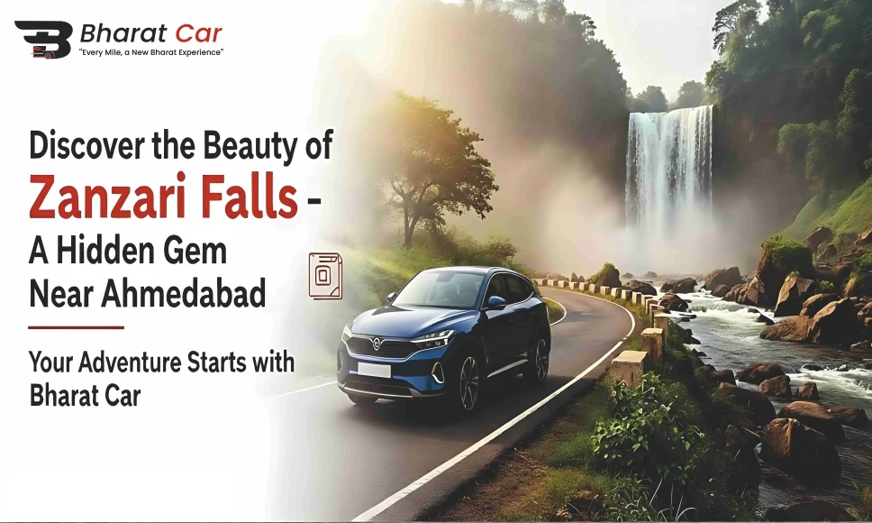 "Zanzari Waterfalls Near Ahmedabad"